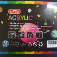 28бр. Акрилни маркери YITHINC, снимка 2 - Рисуване и оцветяване - 35111023