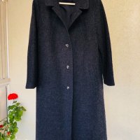 Бутиково сиво-синьо палто,вълна, снимка 5 - Палта, манта - 30682900