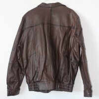 Мъжко яке от естествена кожа MARi Leather & Fur, Ватирано, снимка 2 - Якета - 42484430