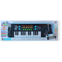 Детско пиано с микрофон 41 см, снимка 1 - Музикални играчки - 44778585
