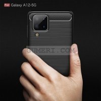 Samsung Galaxy A12 Карбонов удароустойчив гръб , снимка 4 - Калъфи, кейсове - 31603025