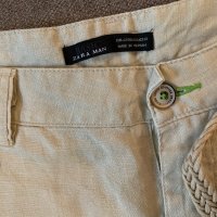 Нов ленен панталон ZARA, 32 р-р, снимка 11 - Къси панталони - 29241623