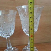 Кристални чаши  Зорница лукс, снимка 6 - Антикварни и старинни предмети - 35509878