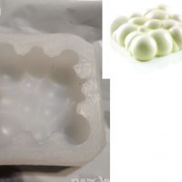 3D Малък Облак мехури балони силиконова форма молд десерт мус сладкиш, снимка 1 - Форми - 31387160