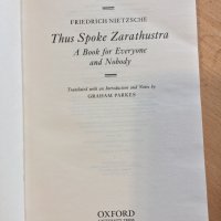Thus Spoke Zarathustra - Friedrich Nietzsche, снимка 9 - Специализирана литература - 38650600