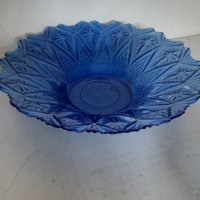 НОВИ 2 броя Сини ФРУКТИЕРИ от кобалтово стъкло , снимка 3 - Аксесоари за кухня - 36908071