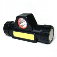 Акумулаторен LED челник, CREE LED + COB CREE LED, снимка 5 - Къмпинг осветление - 30456526