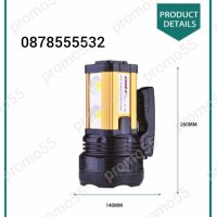 Акумулаторен Led Фенер DAT Model: AT-398 PRO T6 Мощен Прожектор, снимка 5 - Екипировка - 42299725