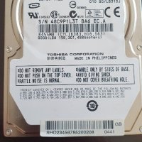 Хард диск за лаптоп Toshiba 80GB 2.5, снимка 1 - Части за лаптопи - 40468837