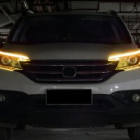 Дневни светлини DRL LED лента с динамична последователна сигнализация LED FLOW автомобил, снимка 7 - Части - 36629981