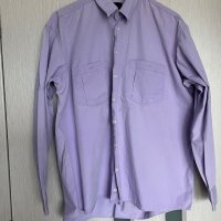 лилава мъжка риза, снимка 3 - Ризи - 28306032