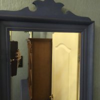 Дървено ретро огледало реновирано , снимка 3 - Огледала - 29919221