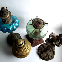 Стари газ лампи и др, снимка 6 - Антикварни и старинни предмети - 44741646