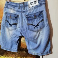 Мъжки къси дънкени панталони Integral Denim, снимка 2 - Къси панталони - 40871556