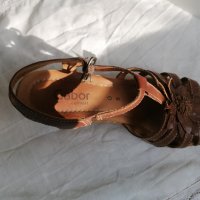 Красиви и удобни дамски сандали от естествена кожа Gabor 38/5, снимка 7 - Сандали - 44183590