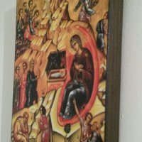Икона Рождество Христово icona Rojdestvo Hristovo, снимка 3 - Икони - 12736373