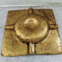 стар бронзов пепелник, снимка 3 - Антикварни и старинни предмети - 30715289