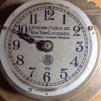 Затворнически часовник Newman Co. New York Chicago, снимка 3 - Антикварни и старинни предмети - 42268500