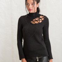 Плетена блуза размер М, снимка 2 - Блузи с дълъг ръкав и пуловери - 30646281