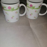 Чаши за чай/кафе с флорален мотив, снимка 1 - Други - 31485436