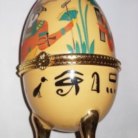 Порцеланово яйце в стил Феберже , снимка 6 - Декорация за дома - 44292686
