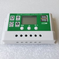 10A 12/24V Соларен заряден контролер W88-A, LCD, 2 USB - ГАРАНЦИЯ! Фактура., снимка 2 - Друга електроника - 37350893