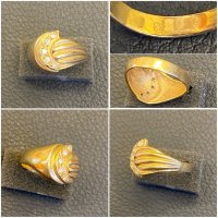 Златни пръстени ланче кръст обеци gold 14k 585 zlatni zlato zlatno , снимка 10 - Пръстени - 35203357