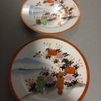 Красиви чинии от японски порцелан , снимка 5 - Чинии - 40761342