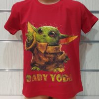 Нова детска тениска с дигитален печат Бейби Йода, Star Wars (Междузведни войни), снимка 1 - Детски тениски и потници - 35277600