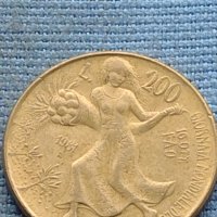 Две монети 200 лири Италия/ 5 рупий Индия редки за КОЛЕКЦИЯ 12222, снимка 2 - Нумизматика и бонистика - 42730887