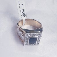 Златен мъжки пръстен "Св.Георги" -14К, снимка 4 - Пръстени - 38166496