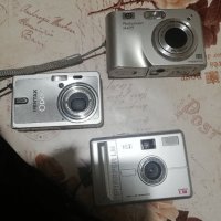 3 броя фотоапарати Pentax, Hp, Sharper, снимка 1 - Фотоапарати - 35193709
