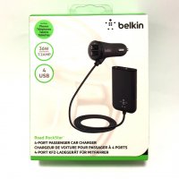 Belkin зарядно с 4 USB порта за леки автомобили, ново, немско, внос от Германия., снимка 11 - Аксесоари и консумативи - 31430156