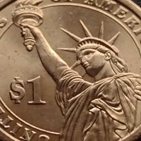 Възпоменателна монета 1 долар JOHN ADAMS 2 президент на САЩ (1797-1801) за КОЛЕКЦИЯ 38089, снимка 10 - Нумизматика и бонистика - 40766021