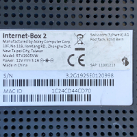 Гигабитов рутер Internet-Box 2 Swisscom, снимка 4 - Рутери - 36565067