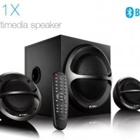 Аудио система Fenda F&D - A111X, 2.1, черна, снимка 1 - Аудиосистеми - 34356800