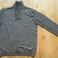 SELECTED Shine Zip Neck EXP 100% Merino Wool размер XL за лов риболов блуза 100% Мерино Вълна - 532, снимка 1 - Блузи - 42785117