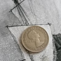 Монета - Великобритания - 1 шилинг | 1956г., снимка 2 - Нумизматика и бонистика - 42798817