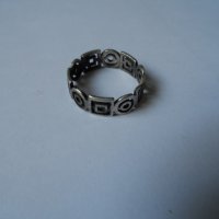 сребърен пръстен Б, снимка 1 - Пръстени - 42046355