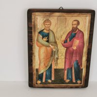Икона Св.Св. Петър и Павел  НАЛИЧНА, снимка 3 - Икони - 37215739