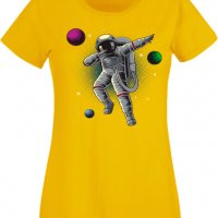 Дамска Тениска Dabbing astronaut,Изненада,Повод,Подарък,Празник, снимка 11 - Тениски - 37643186