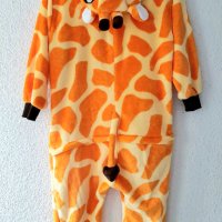 Гащеризон пижама жираф 7-8 години - НОВ, снимка 9 - Детски панталони и дънки - 42834686