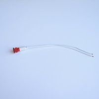 Индикаторна глим лампа за бойлер плафон червена 220V Ф10mm, снимка 1 - Друга електроника - 42617451