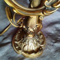 настолна лампа рококо, снимка 4 - Настолни лампи - 30797645