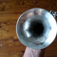 Тромпет Exakta-в уникално състояние,посребрен.В два строя-B и C !, снимка 17 - Духови инструменти - 29630243