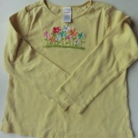 жълта блузка с цветя, снимка 2 - Детски тениски и потници - 37542051