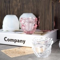 3D Купичка саксия саксийка кашпа ваза чаша тип лале силиконов молд форма за смола гипс , снимка 1 - Форми - 37657196