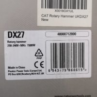 Перфоратор CAT DX27, снимка 6 - Други инструменти - 44339915