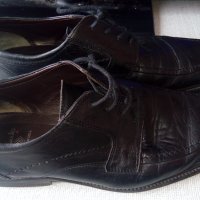 Официални мъжки кожени обувки Clarks Cushion Cell, снимка 5 - Официални обувки - 37220073