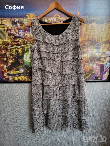 Елегантна рокля с къдрички, снимка 1